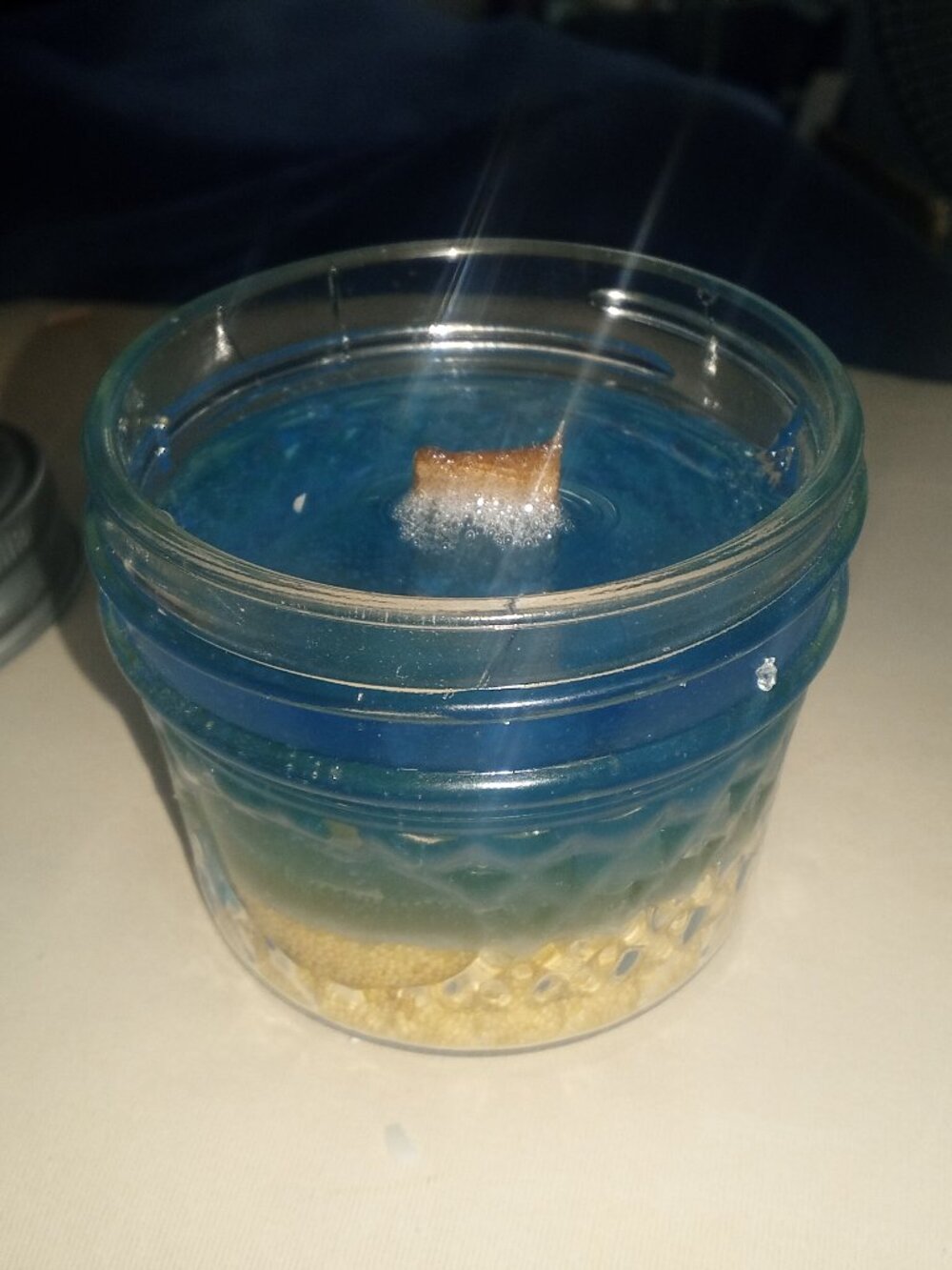 Handmade Beach Theme Gel wax Candle